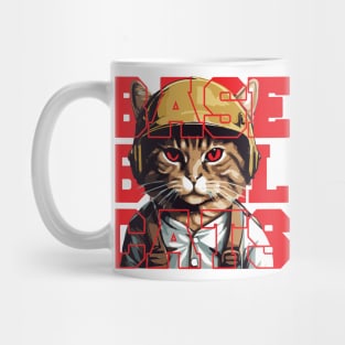 Cat with a Gold Baseball Cap Mug